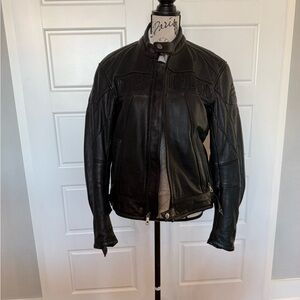 Harley-Davidson Perforated Black Leather Jacket